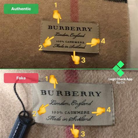 how to identify a fake burberry scarf|is a burberry scarf real.